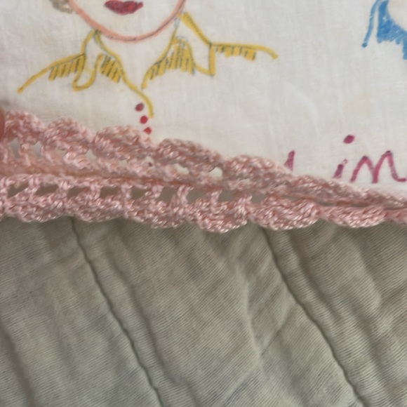 Vintage Handmade Upcycled Pillowcase Aprons His and Hers - Picture 11 of 12